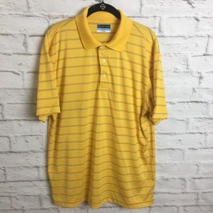 PGA Tour men’s polo golf shirt stripe large A27